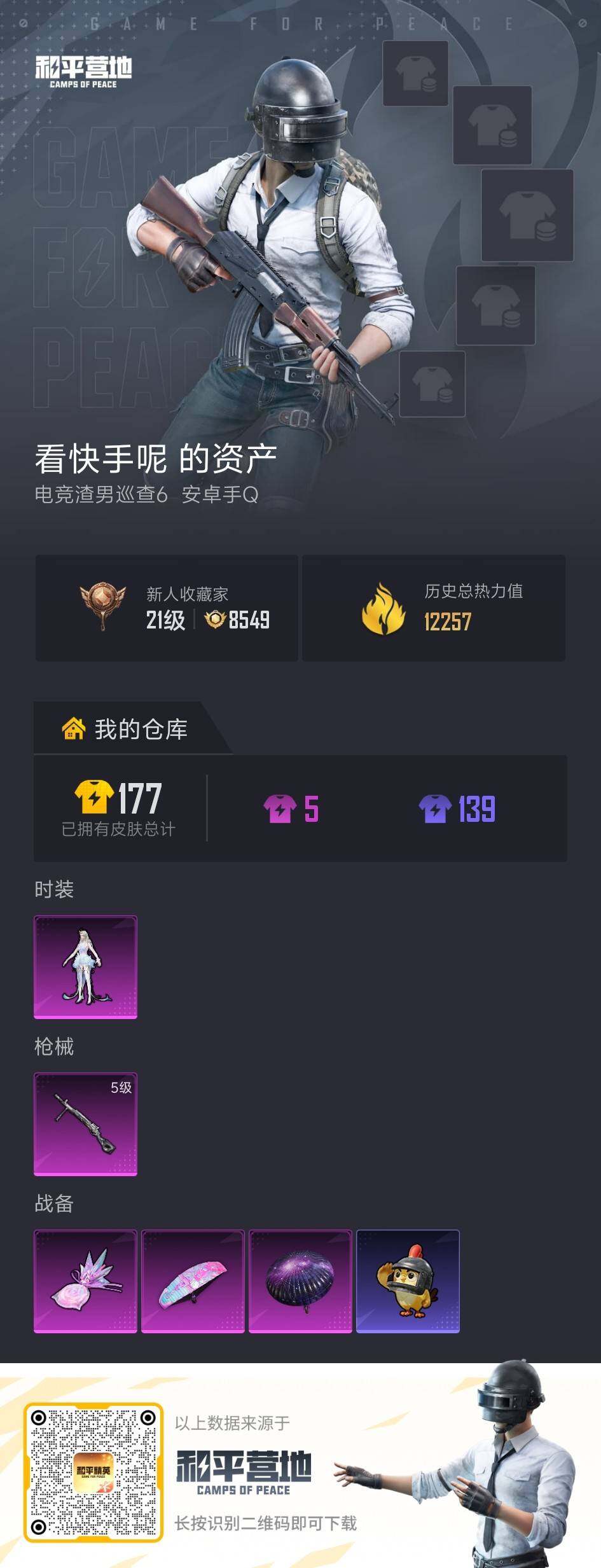 HPLE4258390和平精英账号详情图3 HPLE4258390和平精英账号详情图3
