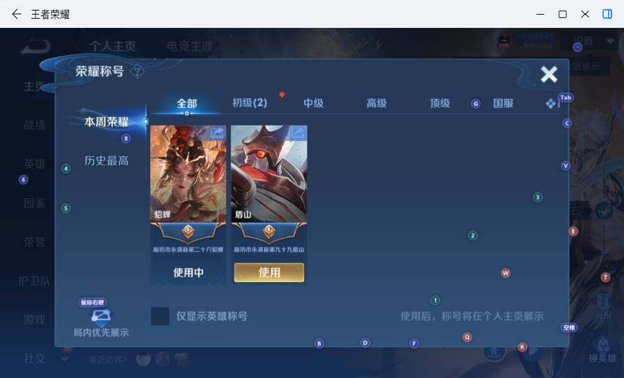 WZLX4467670王者荣耀账号详情图10 WZLX4467670王者荣耀账号详情图10