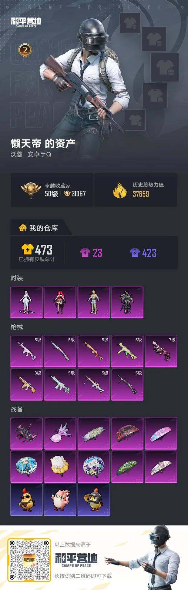HPLX4259721和平精英账号详情图2