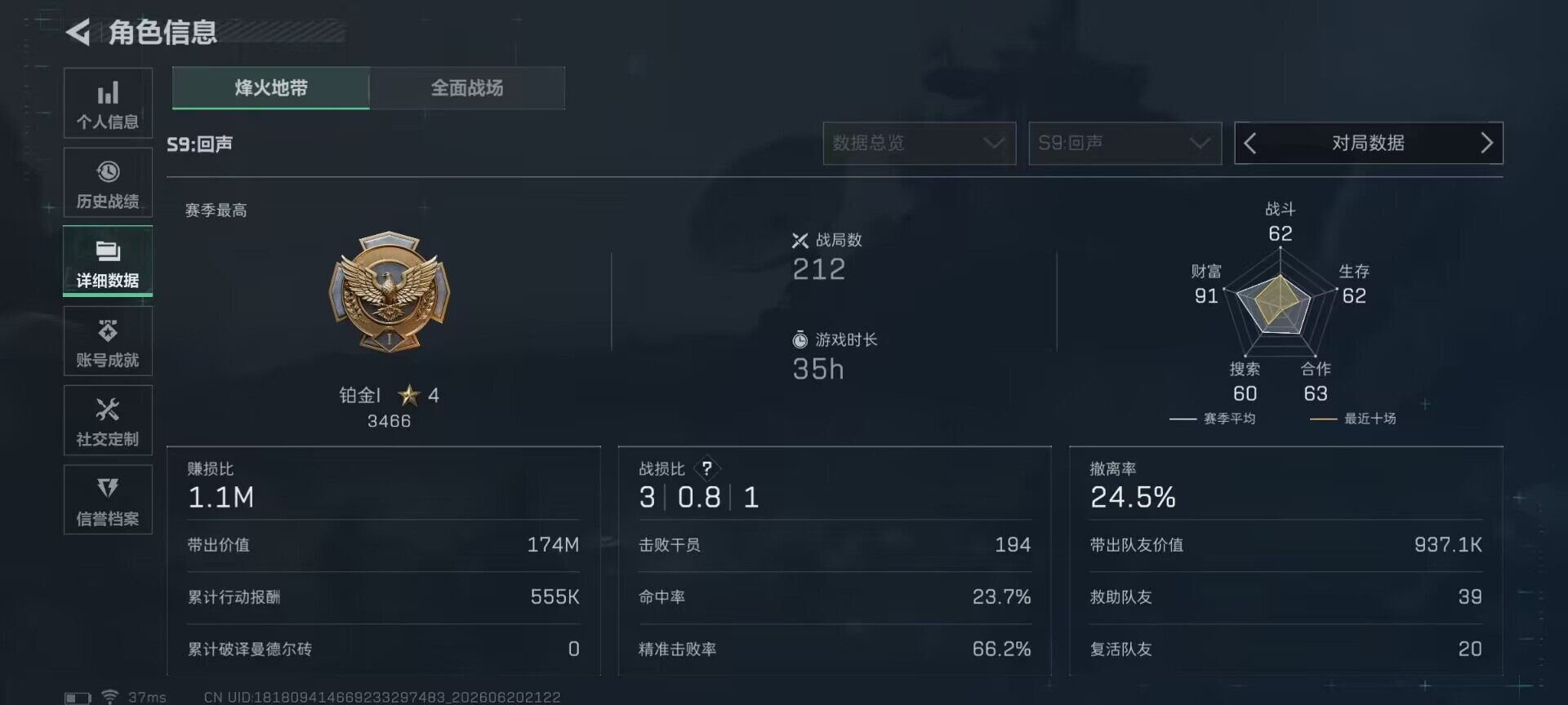 SJZEY4164659三角洲行动账号详情图7