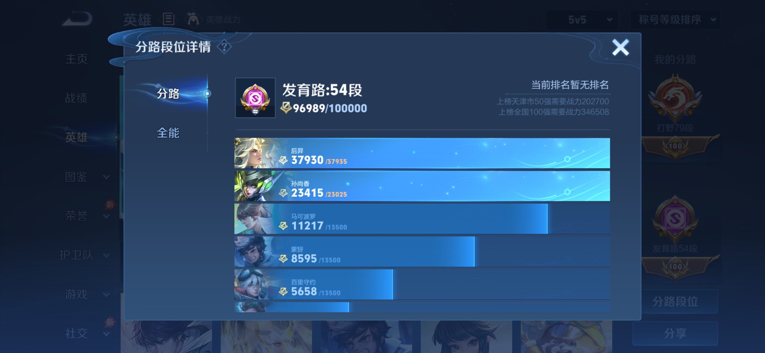WZQM4432096王者荣耀账号详情图5 WZQM4432096王者荣耀账号详情图5
