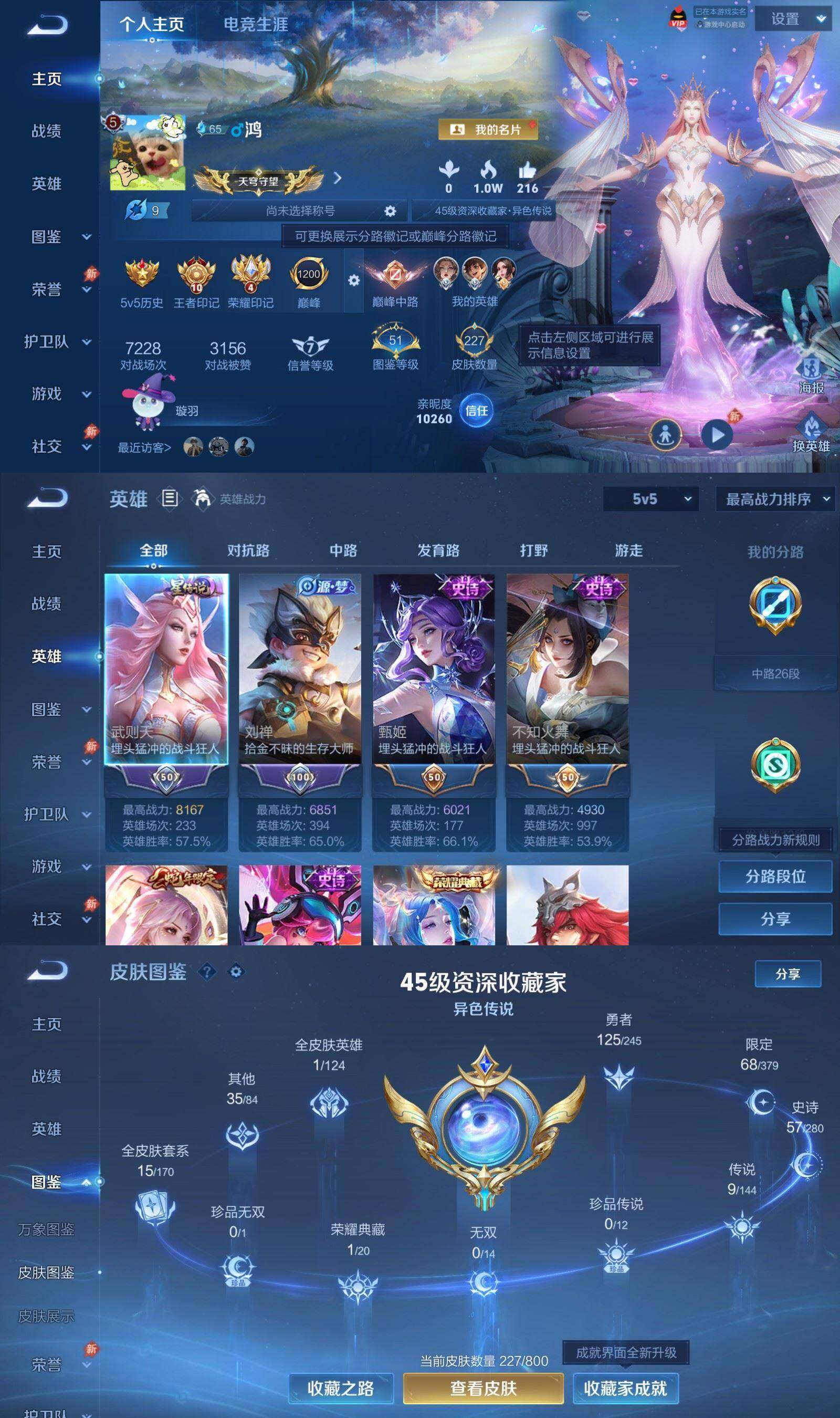 WZPX4433152王者荣耀账号详情图3