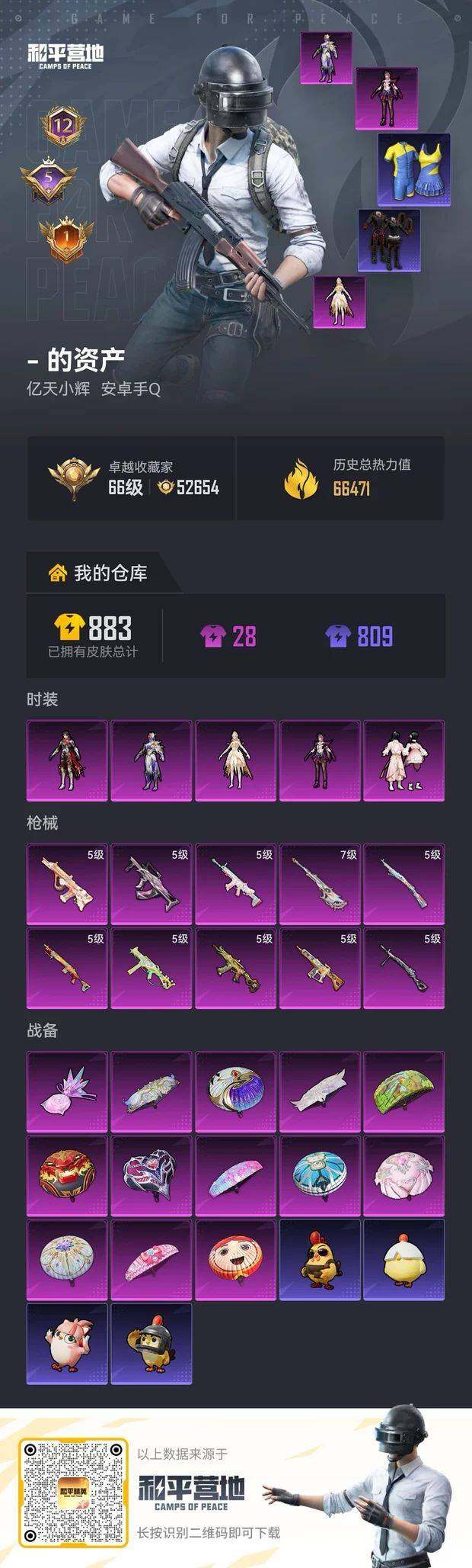 HPLX4259727和平精英账号详情图2
