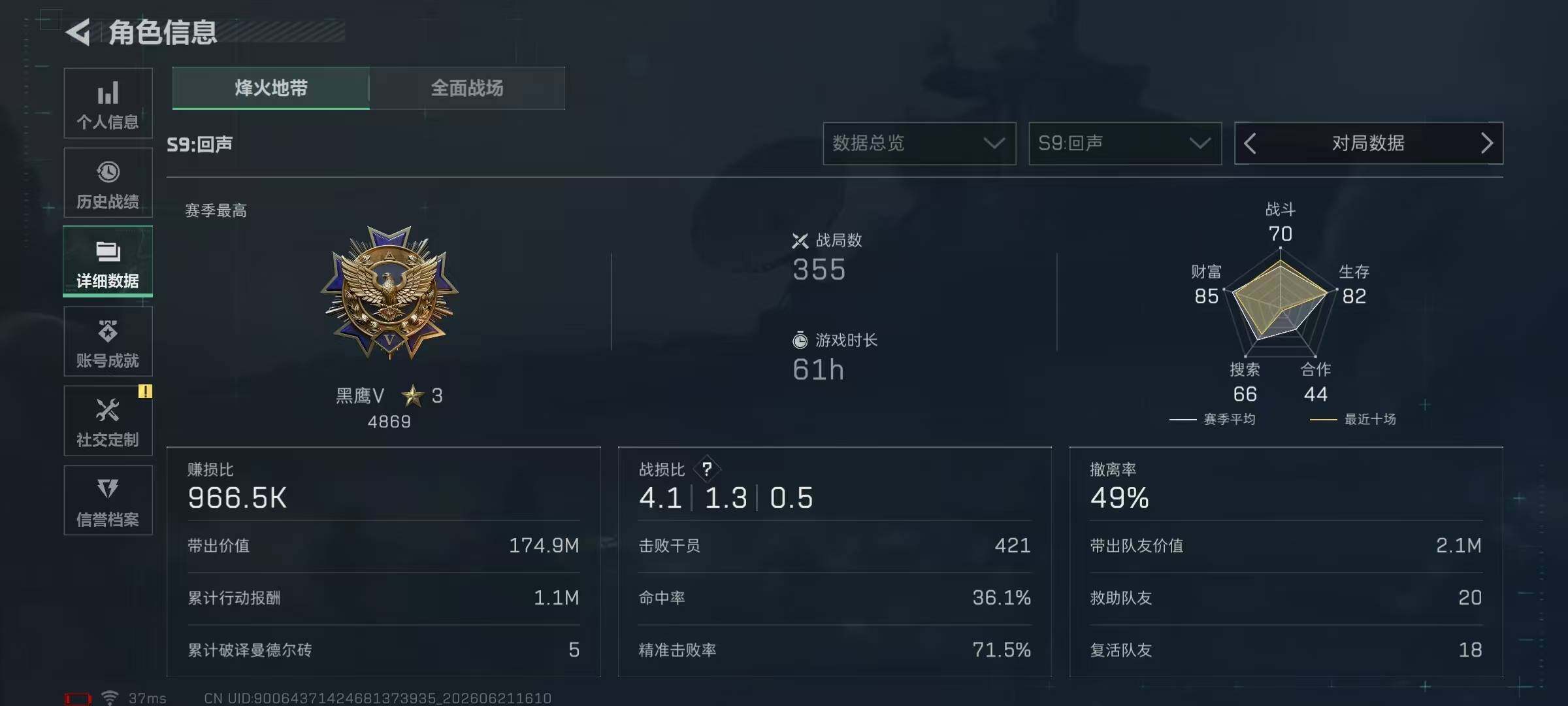 SJZQM4166177三角洲行动账号详情图7 SJZQM4166177三角洲行动账号详情图7