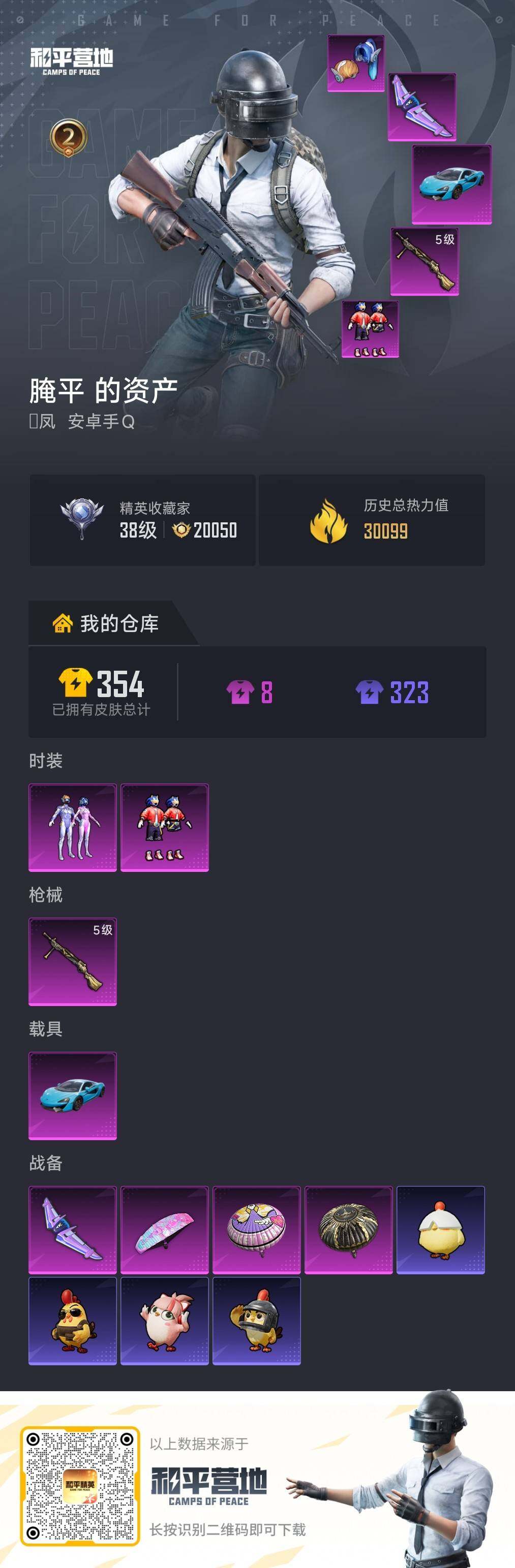 HPQM4264433和平精英账号详情图7
