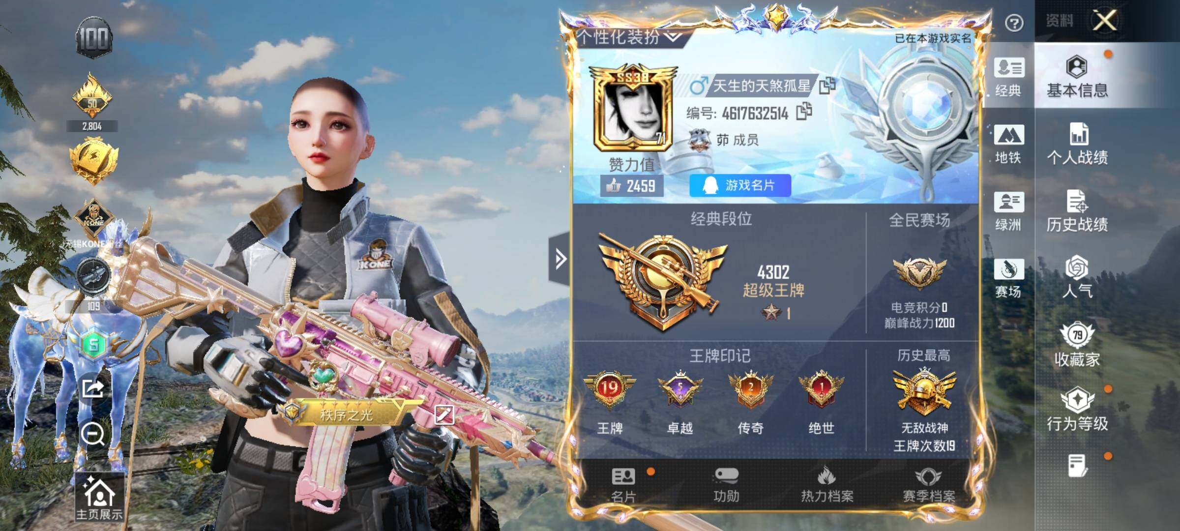 HPDN4257865和平精英账号详情图3