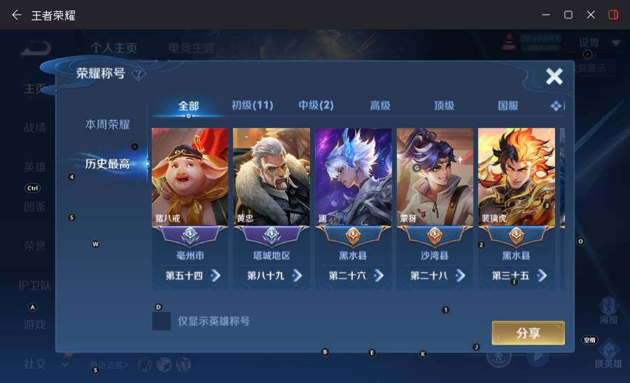 WZLX4469600王者荣耀账号详情图11
