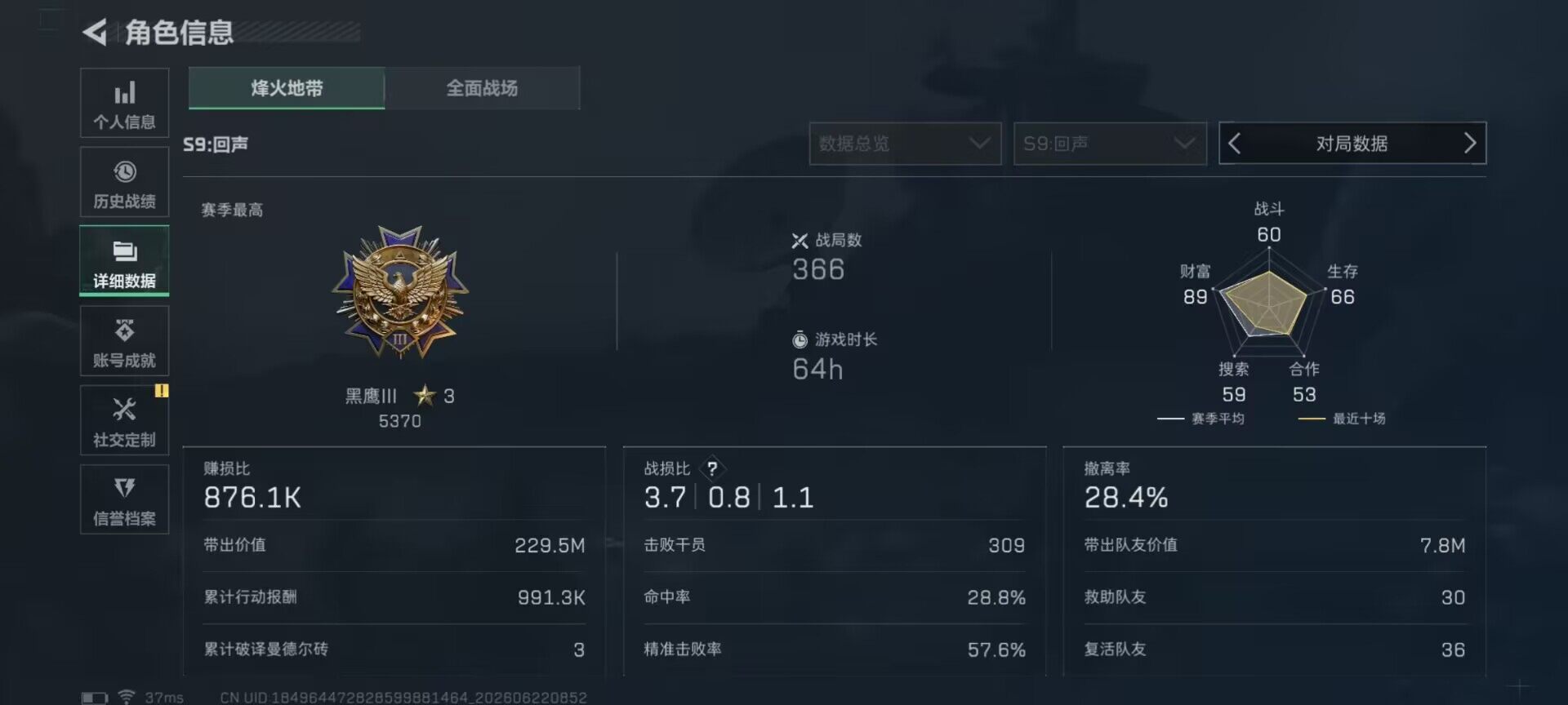 SJZQM4166456三角洲行动账号详情图16 SJZQM4166456三角洲行动账号详情图16