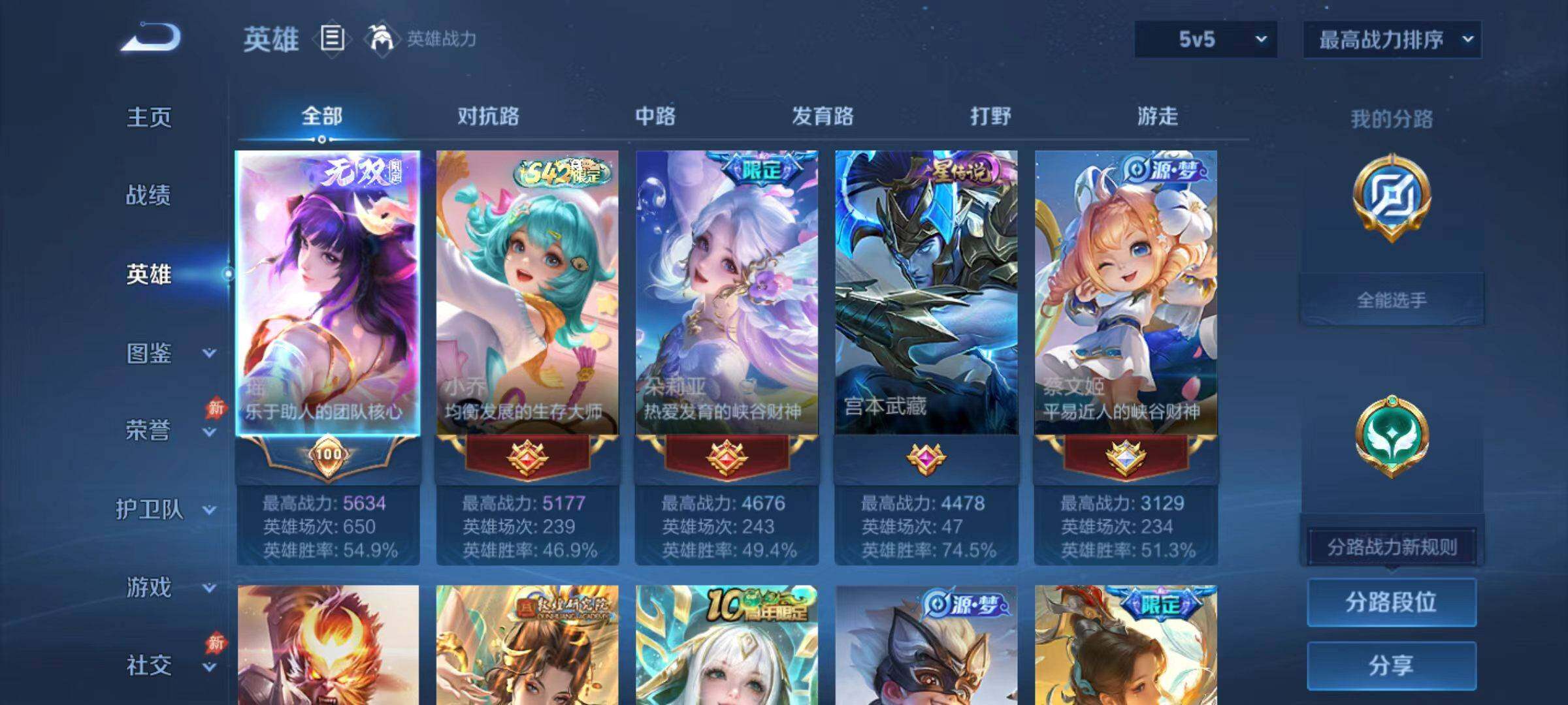 WZLX4433084王者荣耀账号详情图6
