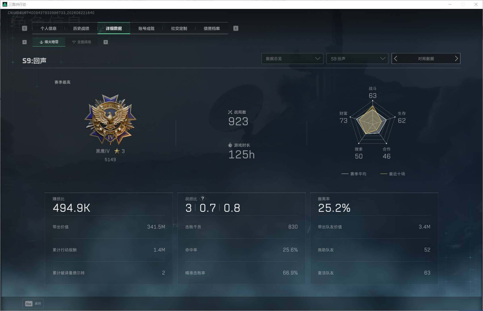 SJZEY4166646三角洲行动账号详情图11 SJZEY4166646三角洲行动账号详情图11