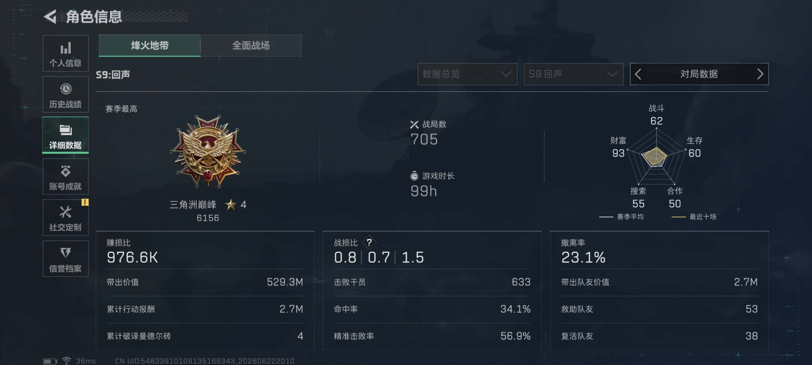 SJZEY4166853三角洲行动账号详情图7 SJZEY4166853三角洲行动账号详情图7