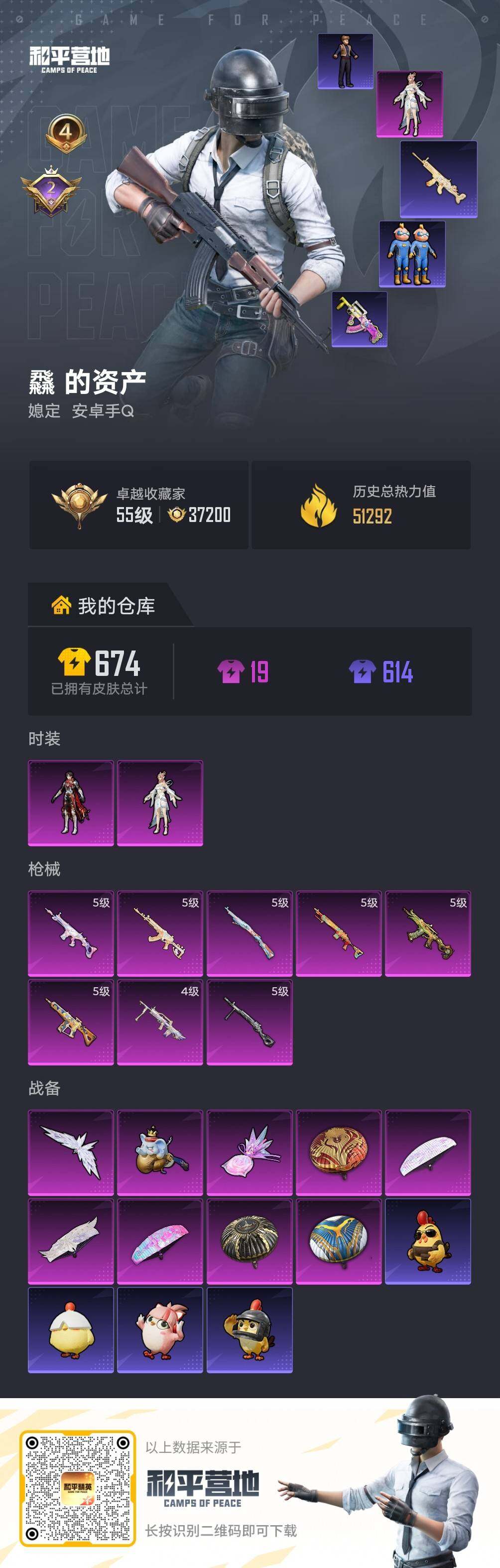 HPLE4258718和平精英账号详情图5