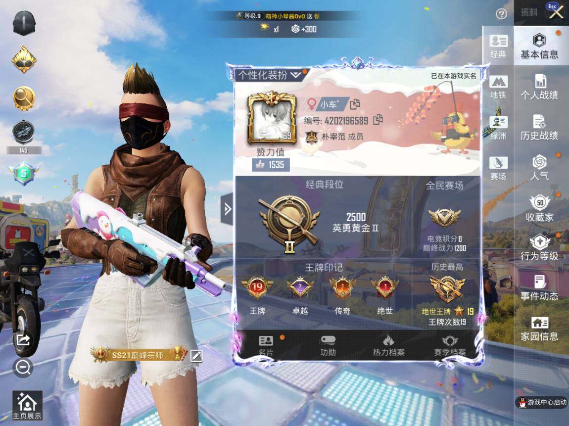 HPEY4261989和平精英账号详情图3