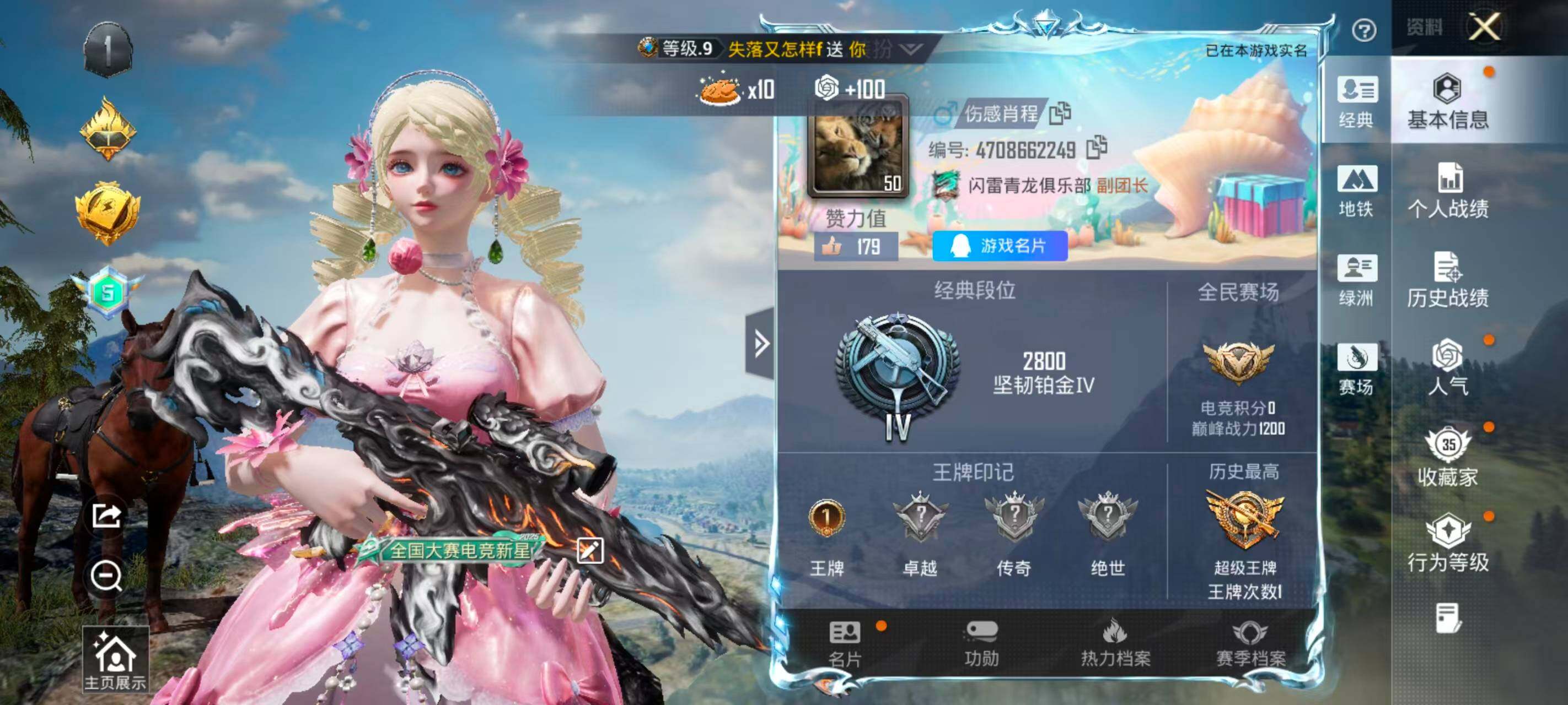 HPEY4259006和平精英账号详情图2