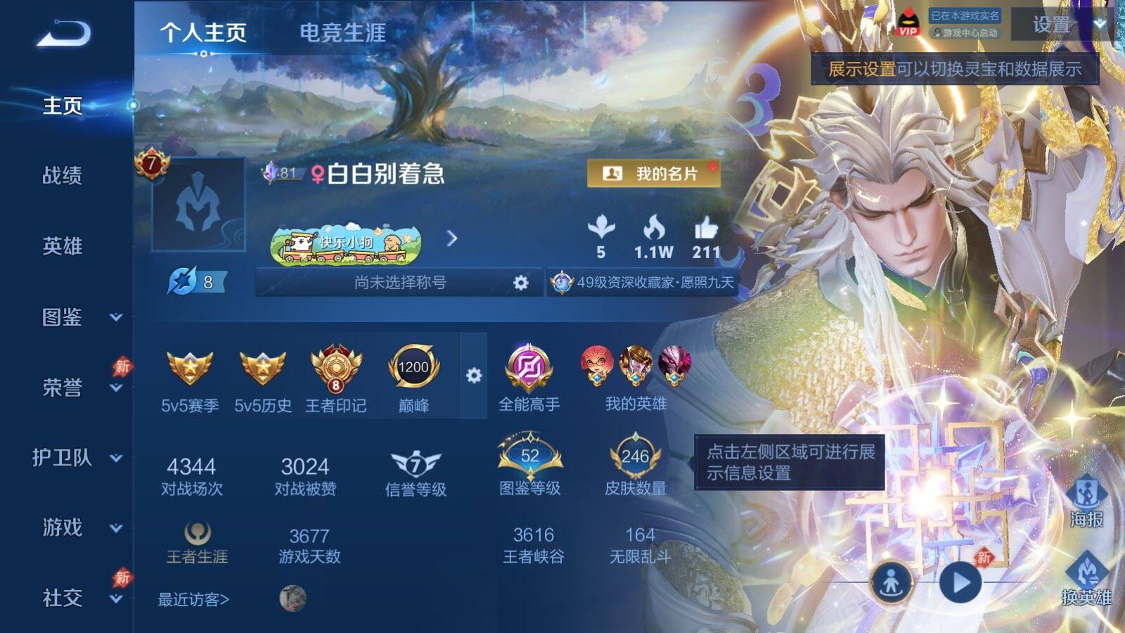 WZPX4434711王者荣耀账号详情图2 WZPX4434711王者荣耀账号详情图2