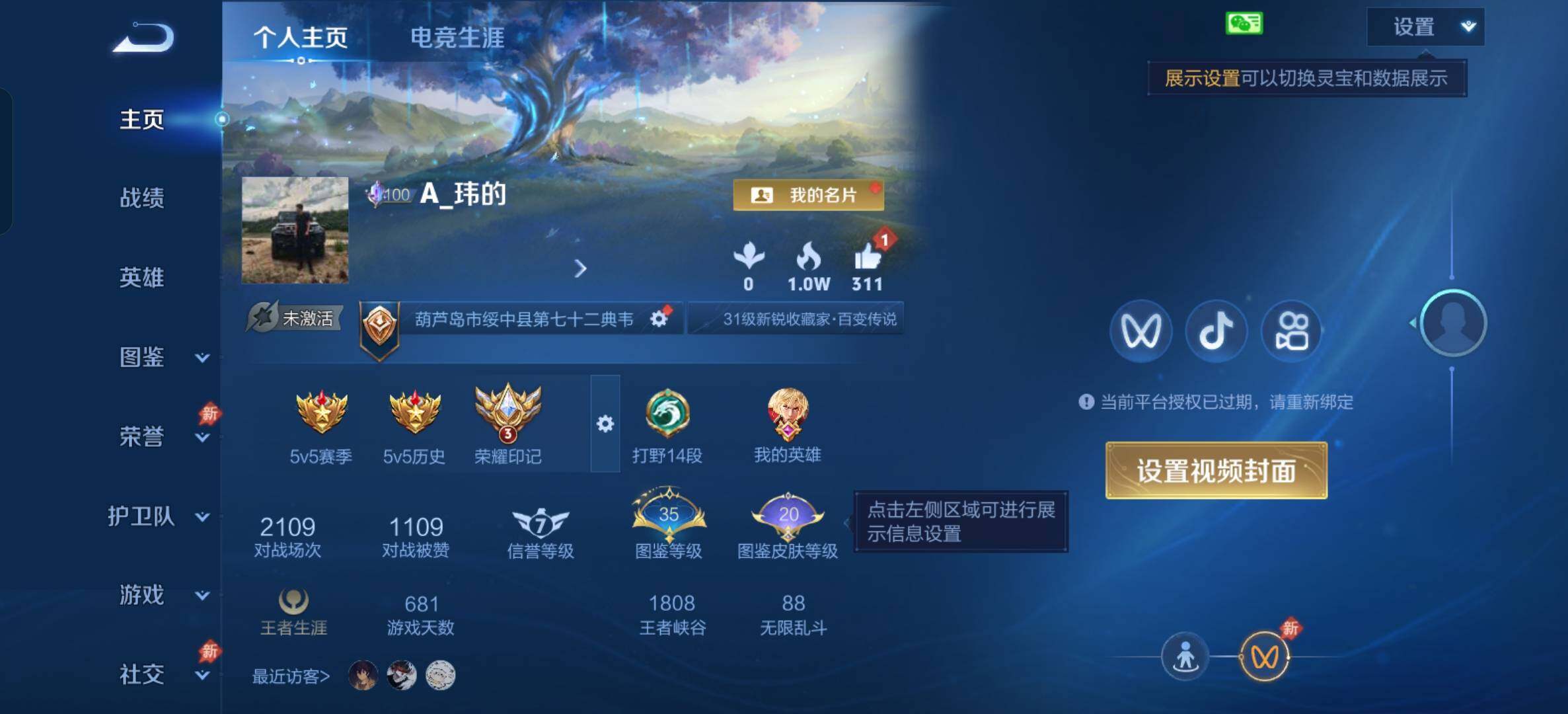 WZQM4444976王者荣耀账号详情图5 WZQM4444976王者荣耀账号详情图5