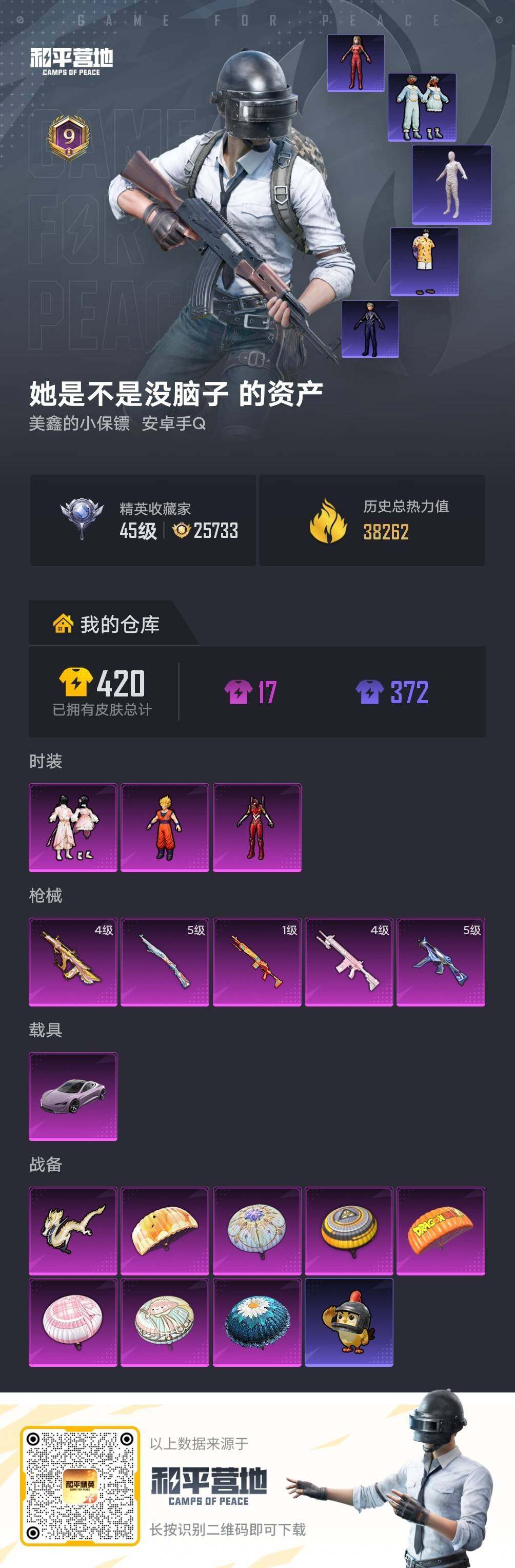 HPLX4259472和平精英账号详情图4 HPLX4259472和平精英账号详情图4