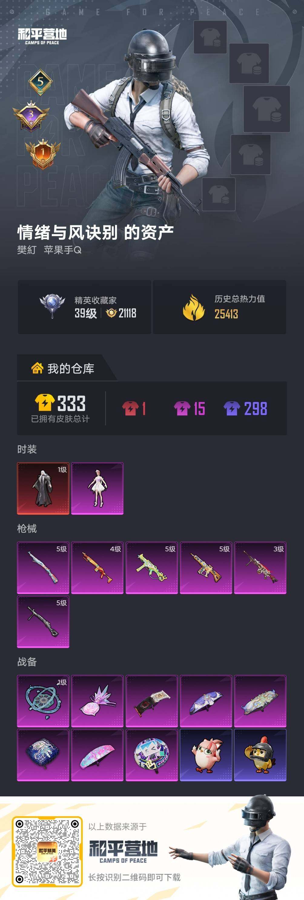 HPLX4260176和平精英账号详情图3