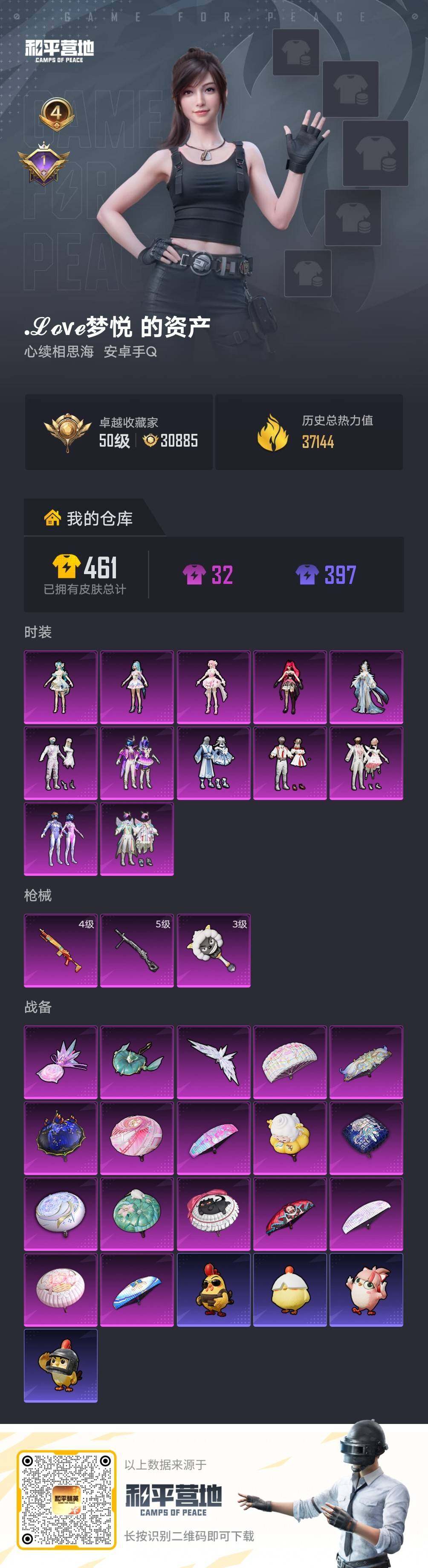 HPLX4260172和平精英账号详情图4