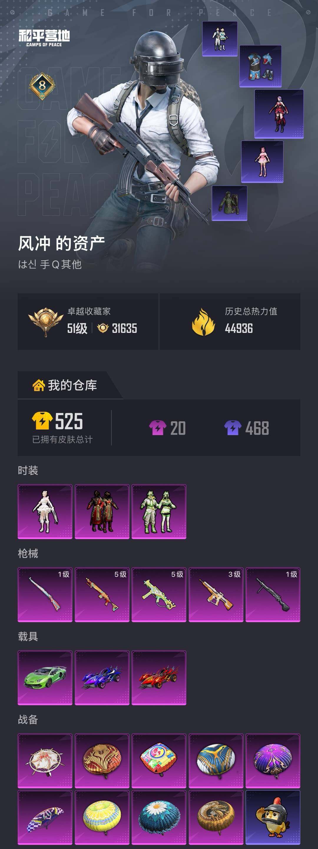 HPQM4260477和平精英账号详情图6