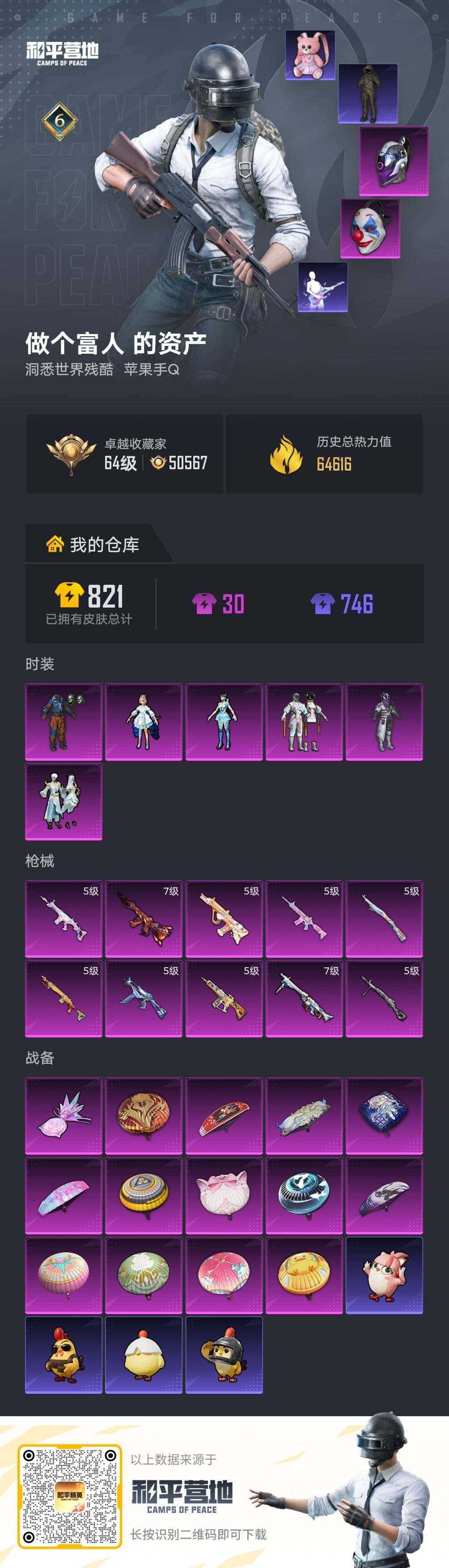 HPLE4260778和平精英账号详情图5 HPLE4260778和平精英账号详情图5