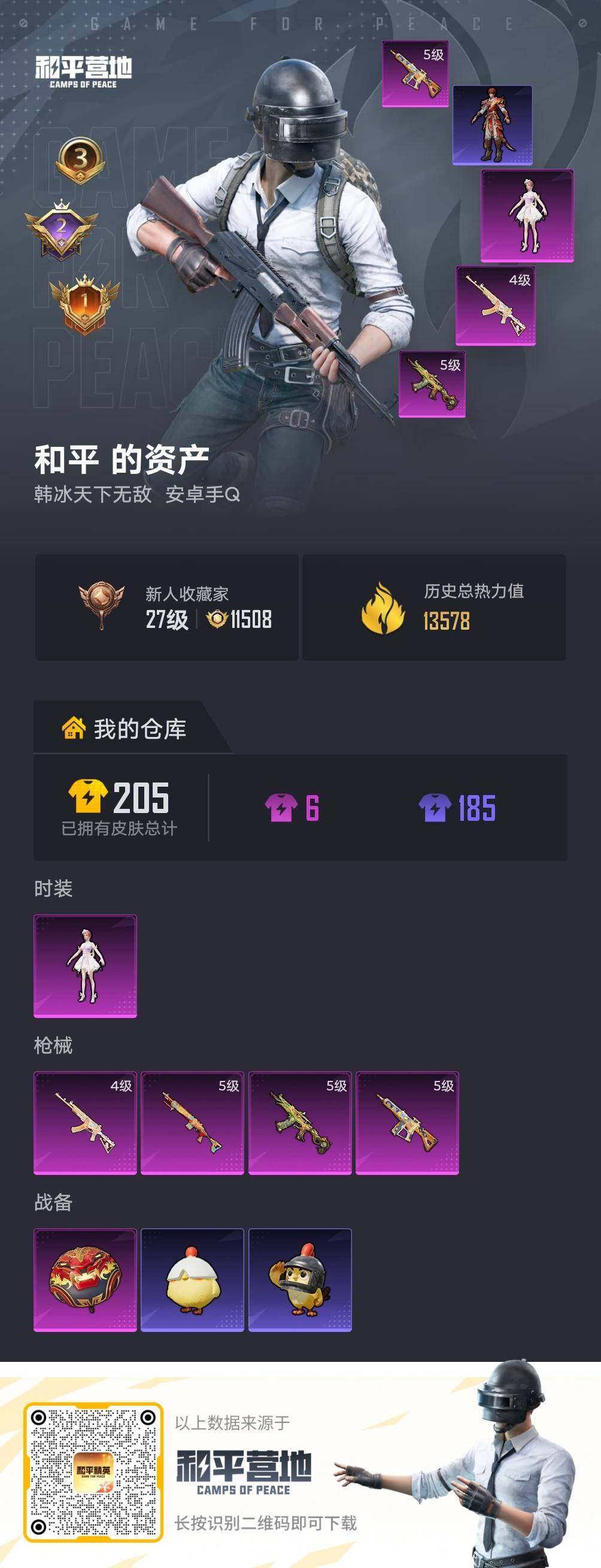 HPLE4458635和平精英账号详情图3 HPLE4458635和平精英账号详情图3