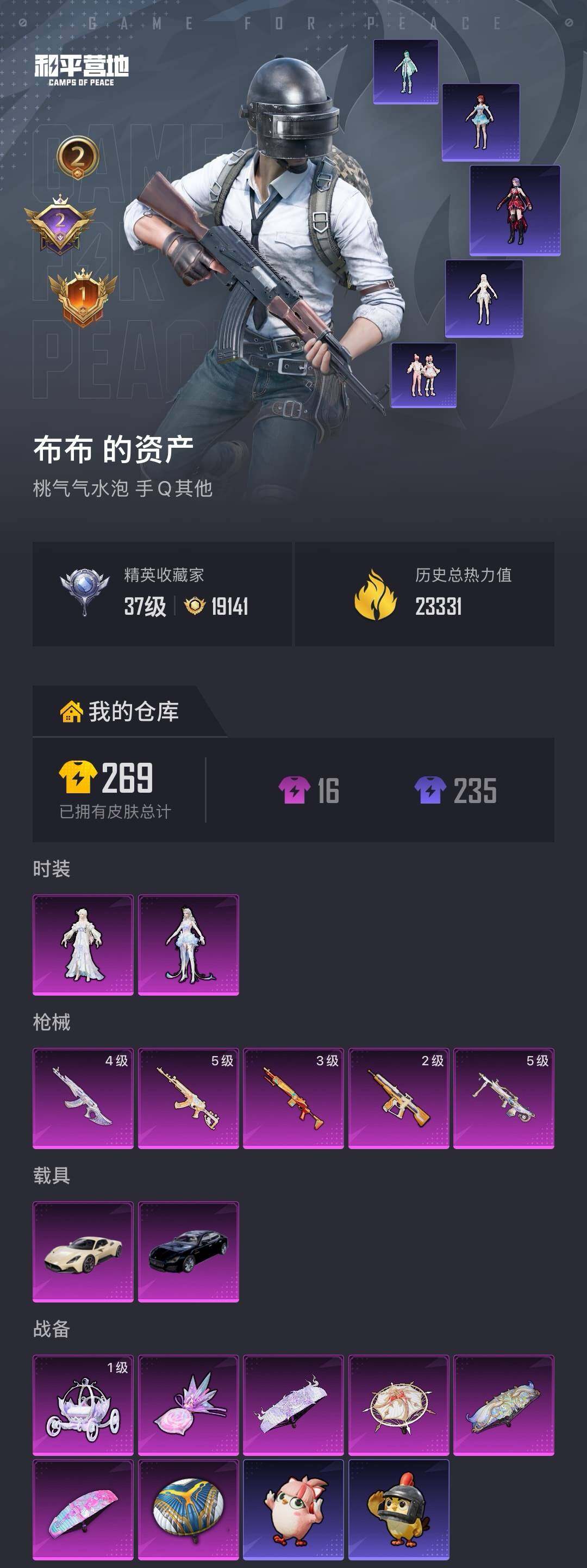 HPQM4262321和平精英账号详情图4