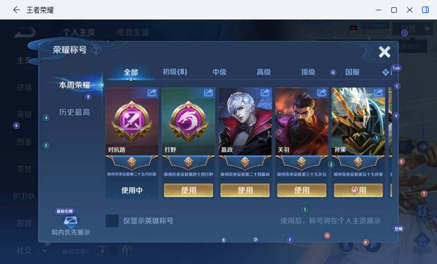 WZLX4473410王者荣耀账号详情图10 WZLX4473410王者荣耀账号详情图10