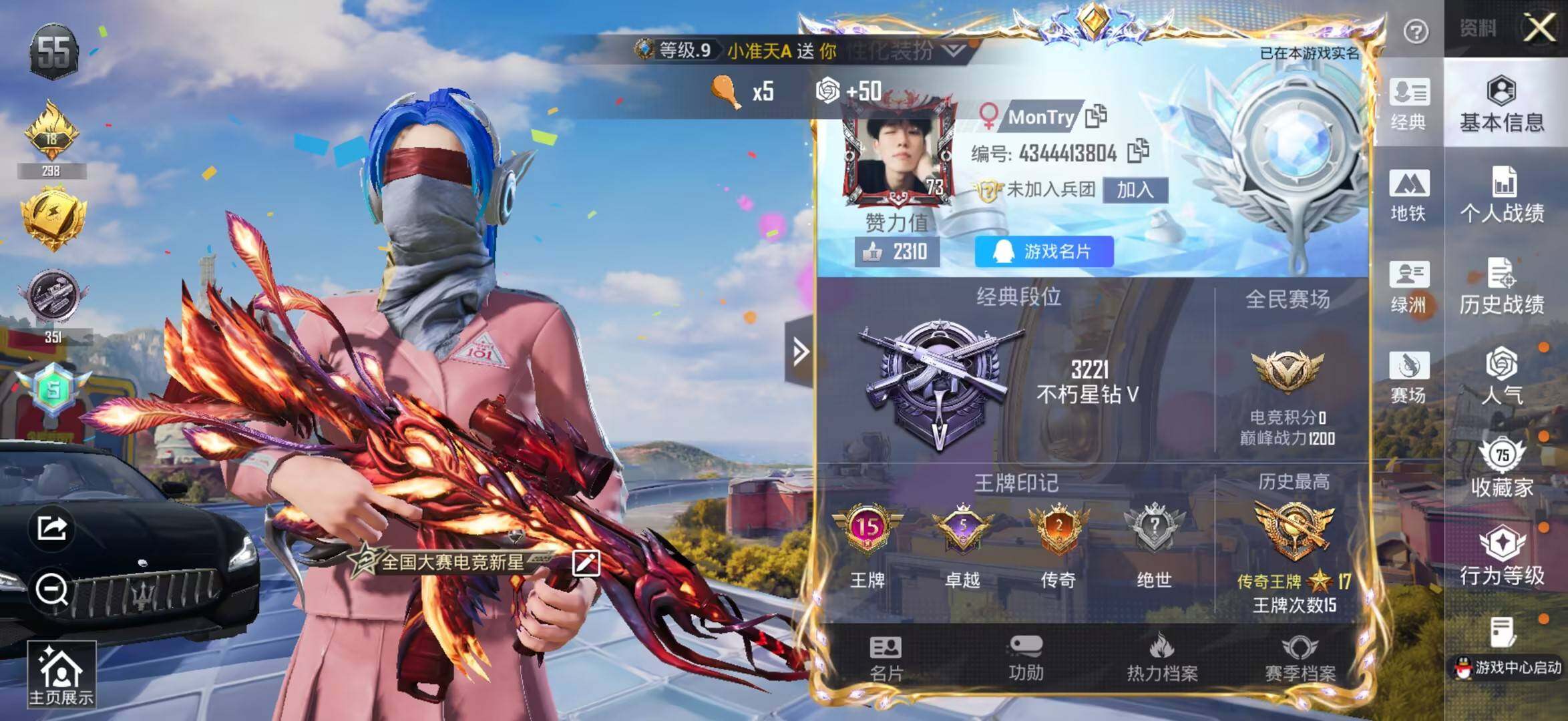 HPLE4262450和平精英账号详情图8