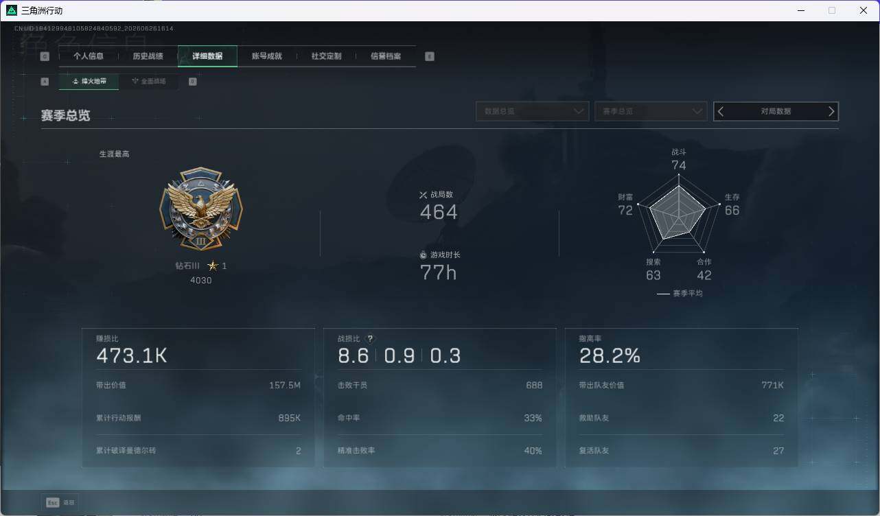 SJZQM4172041三角洲行动账号详情图9 SJZQM4172041三角洲行动账号详情图9