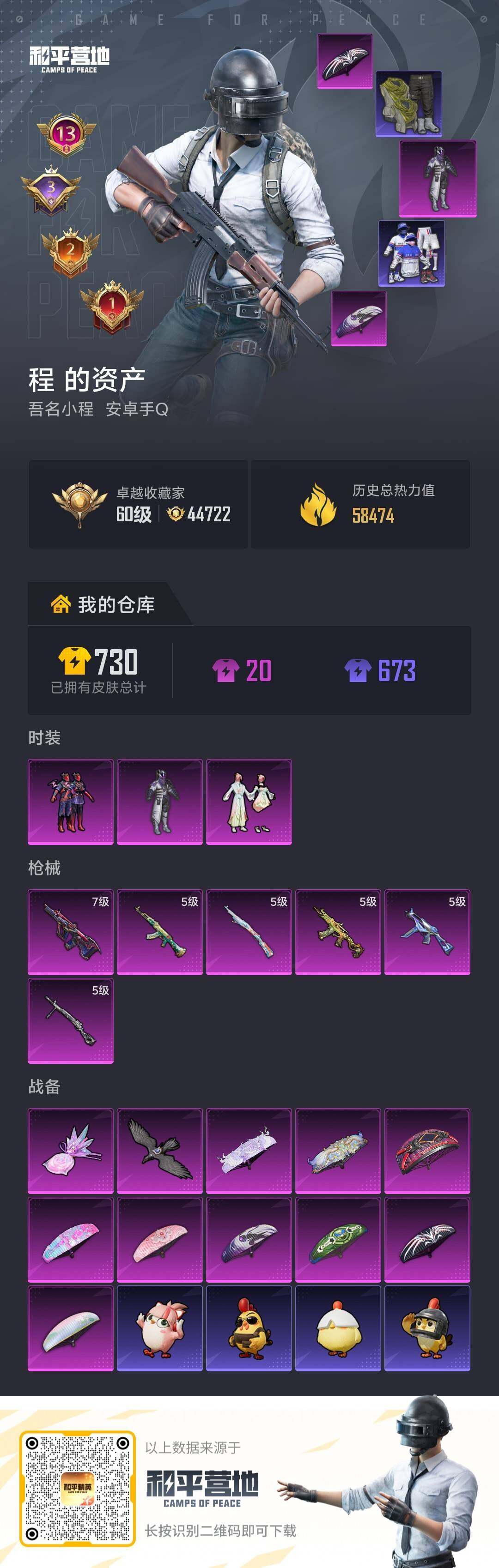 HPQM4263289和平精英账号详情图7