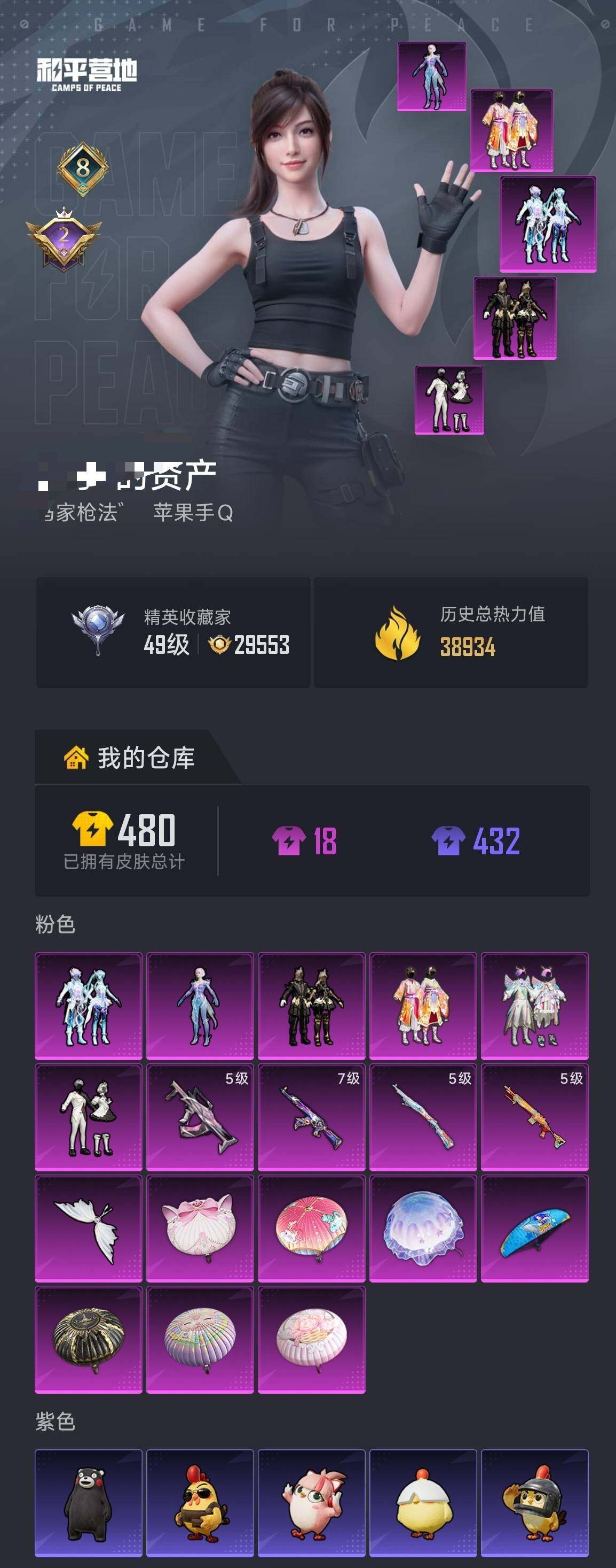 HPQM4264059和平精英账号详情图4