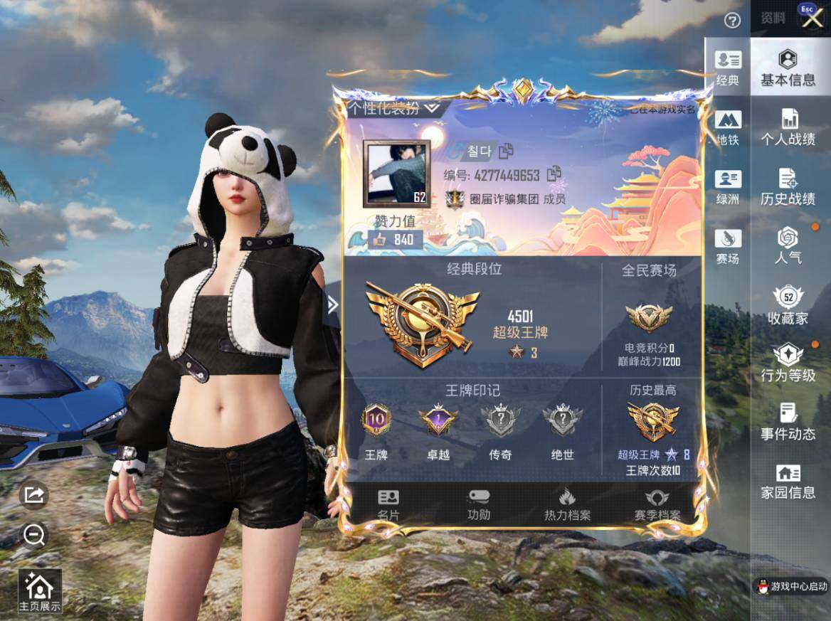 HPEY4263117和平精英账号详情图3