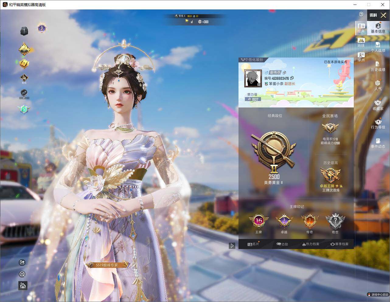 HPLE4263482和平精英账号详情图8