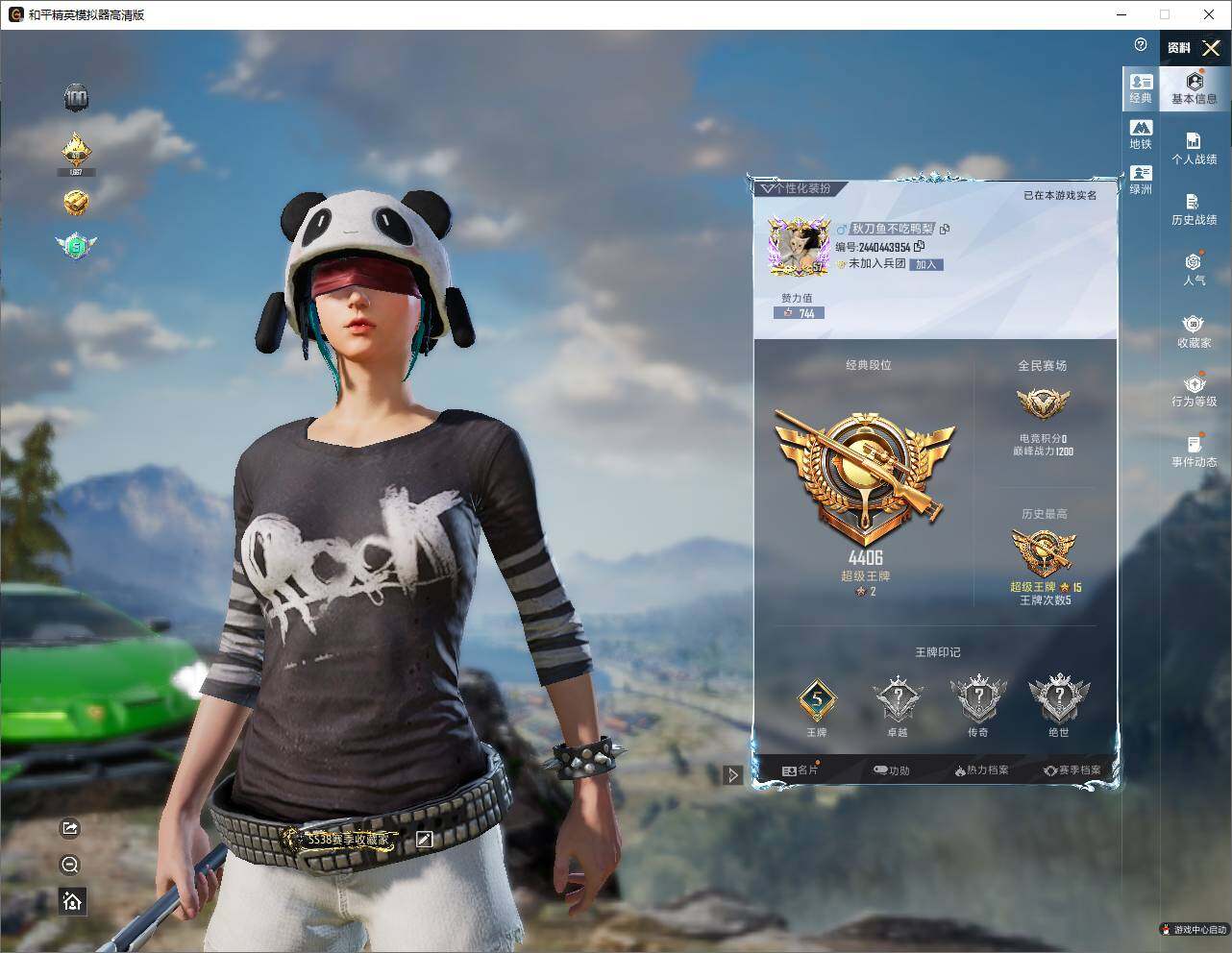 HPLE4263475和平精英账号详情图6