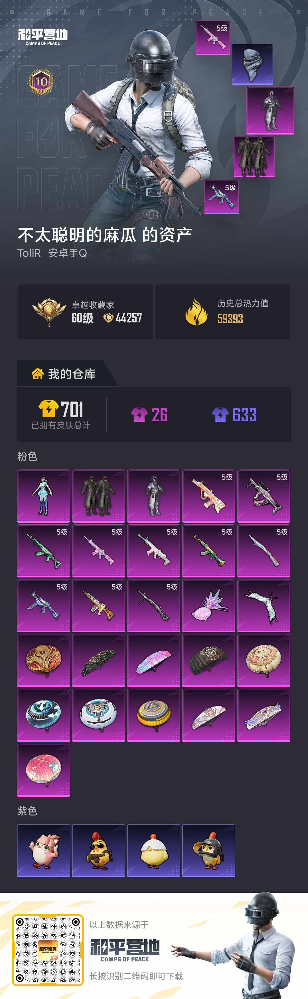 HPLX4264289和平精英账号详情图5