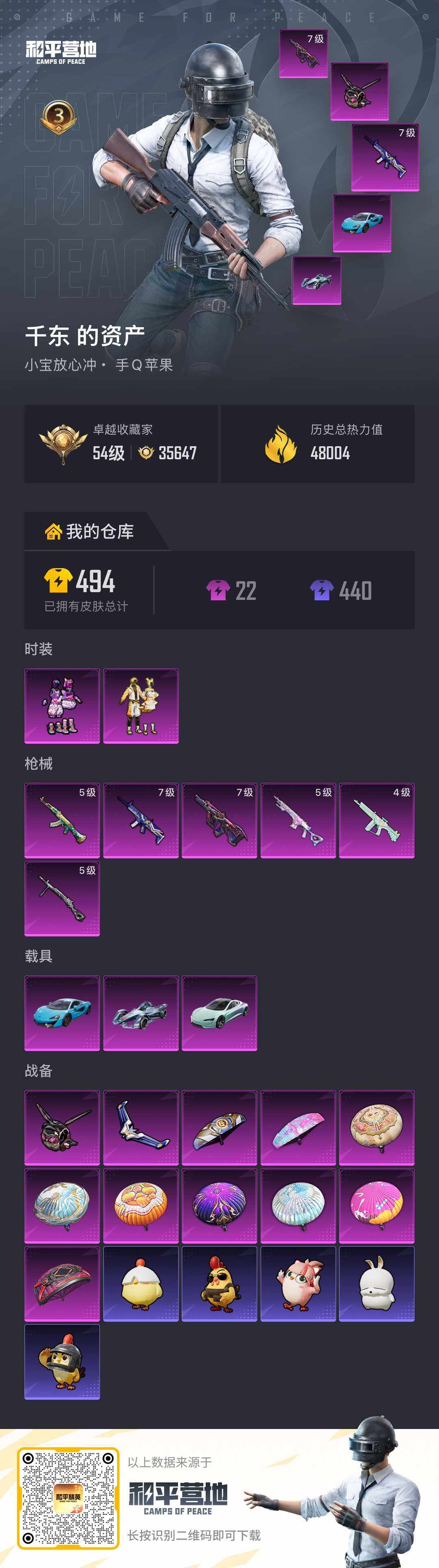 HPLX4264927和平精英账号详情图4