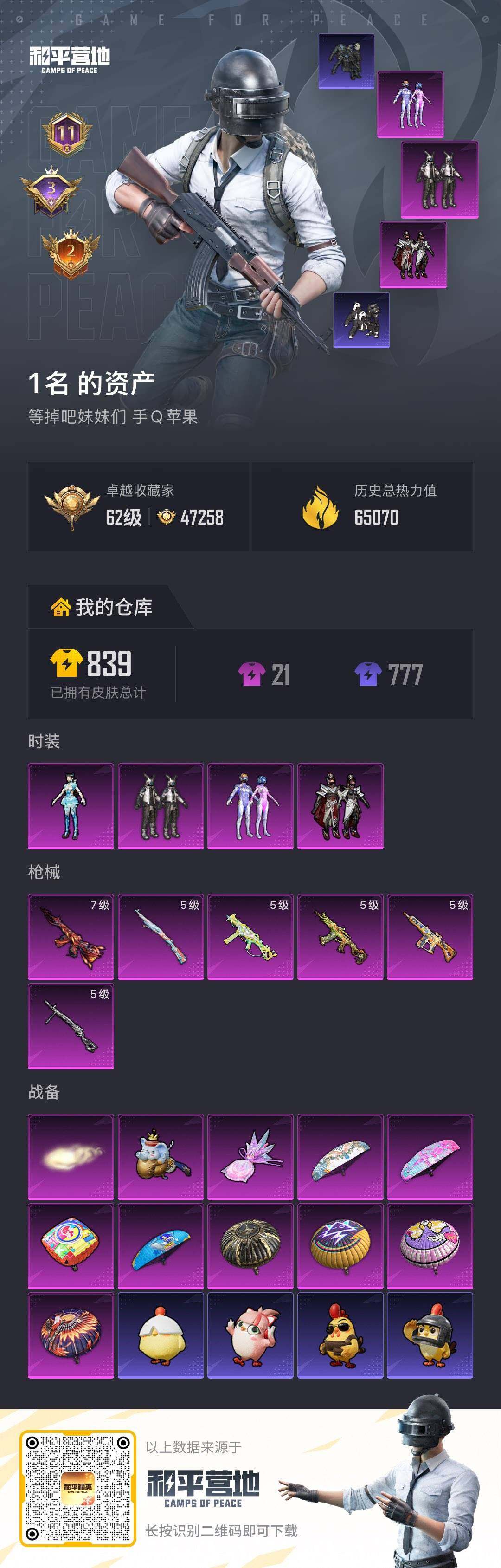 HPQM4265109和平精英账号详情图12