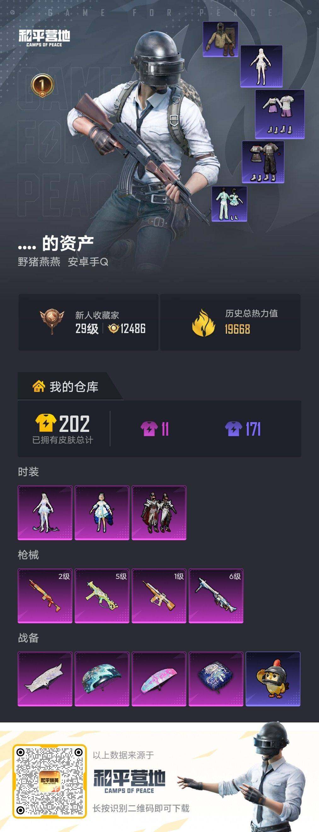 HPLX4296022和平精英账号详情图4