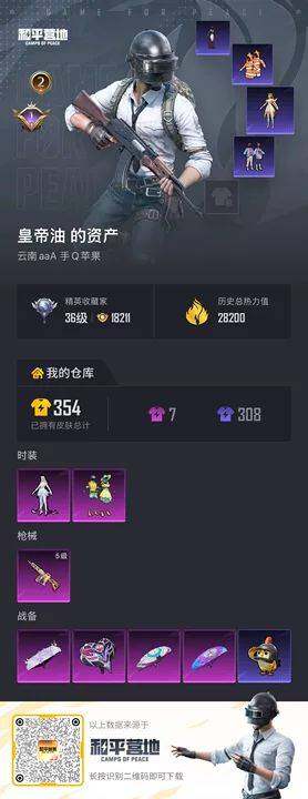 HPLX4265474和平精英账号详情图2