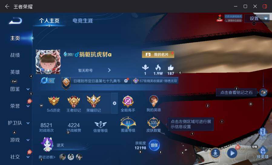 WZLX4481167王者荣耀账号详情图9