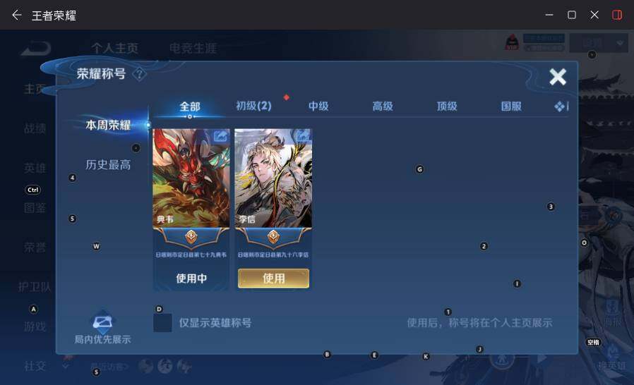 WZLX4481167王者荣耀账号详情图11