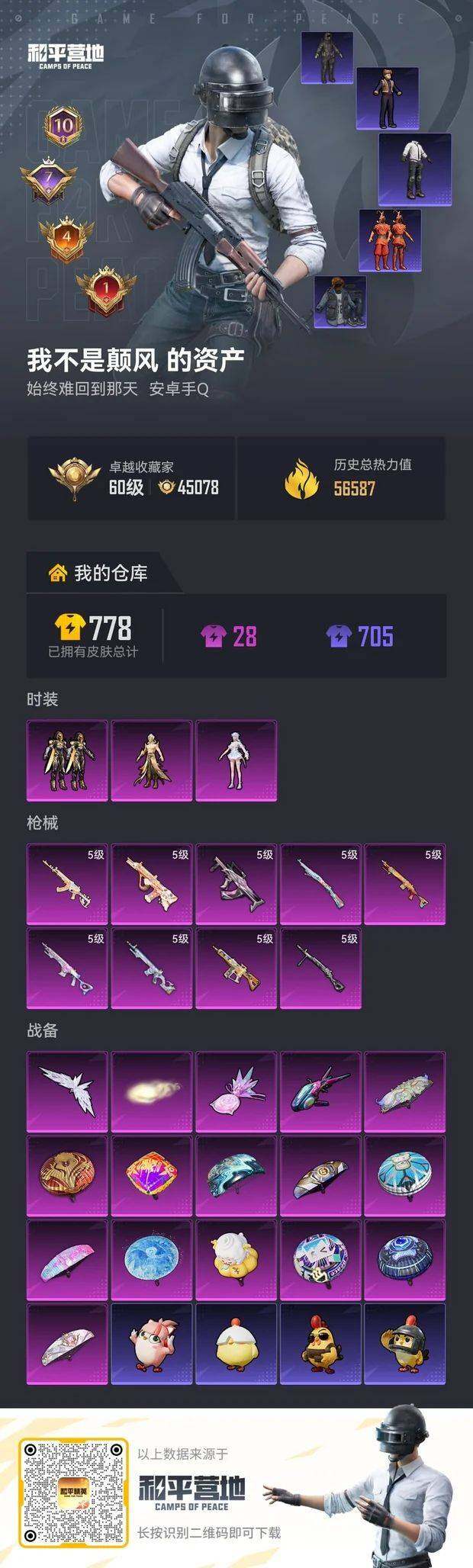 HPLX4267159和平精英账号详情图2