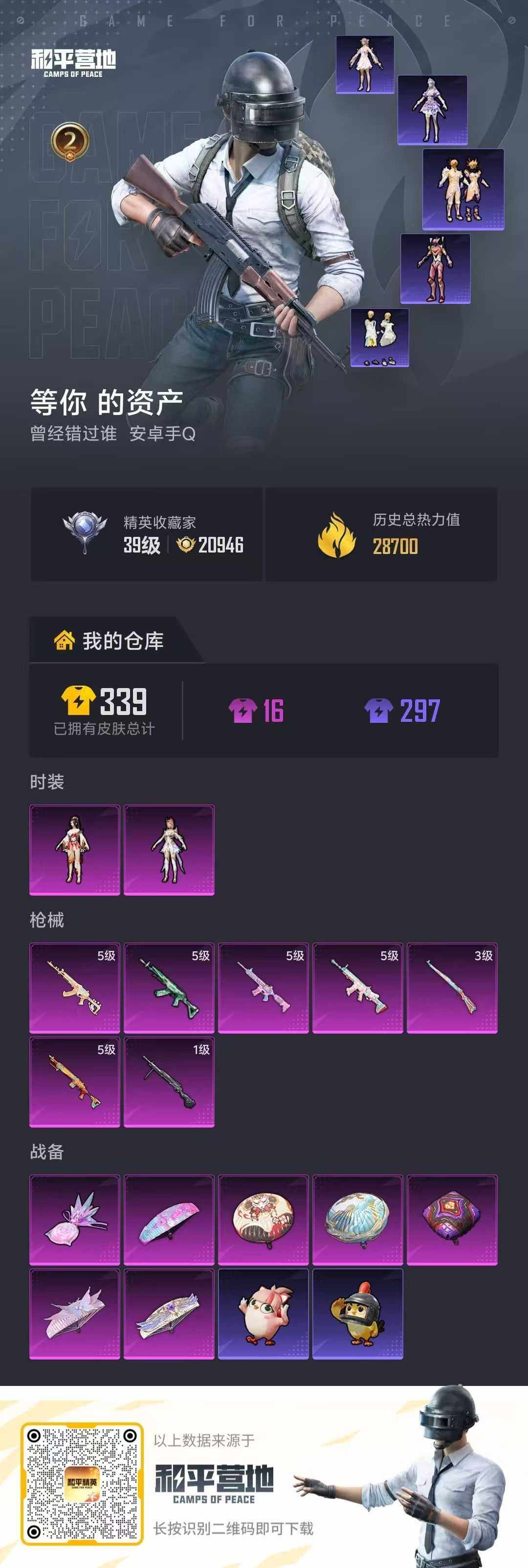 HPLX4296019和平精英账号详情图5