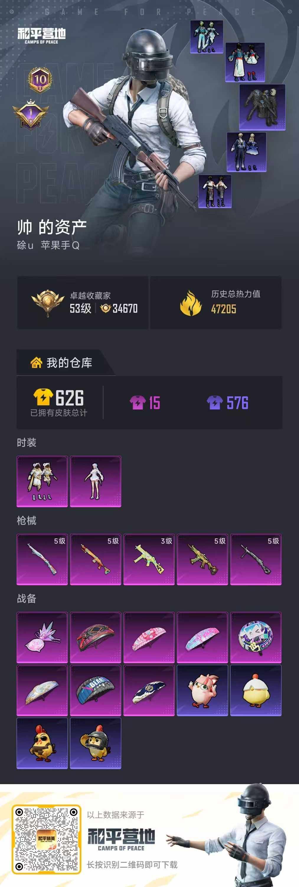 HPLX4296015和平精英账号详情图6