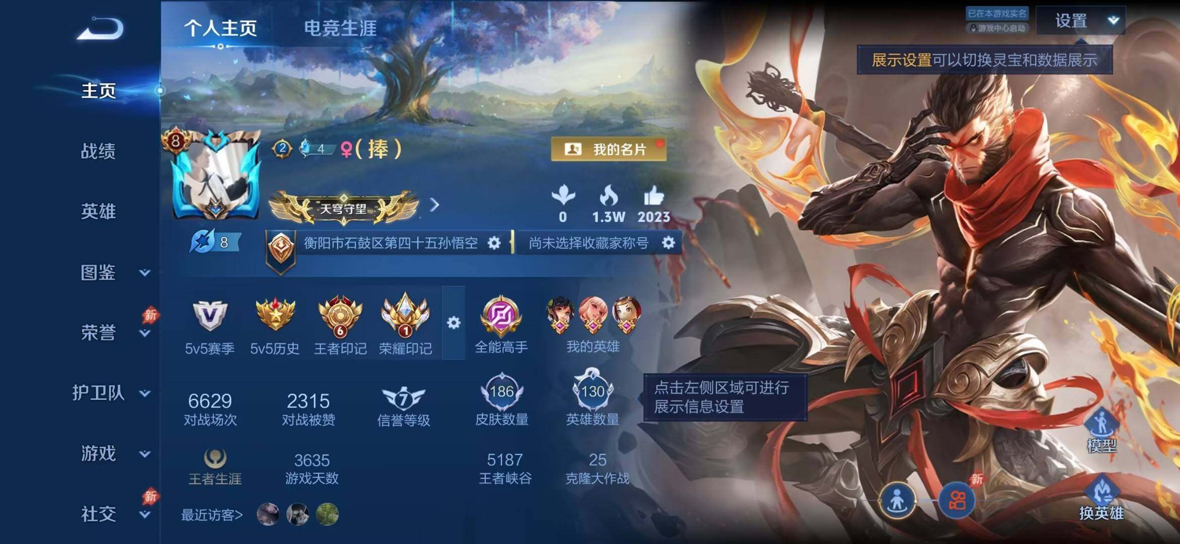 WZQM4450019王者荣耀账号详情图5