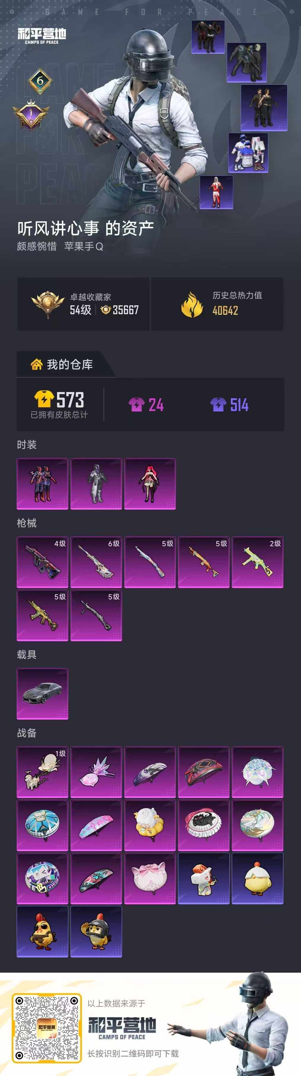 HPLX4296204和平精英账号详情图5