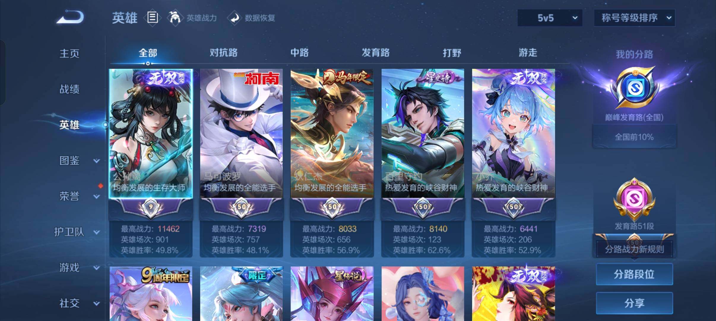 WZQM4457074王者荣耀账号详情图3 WZQM4457074王者荣耀账号详情图3