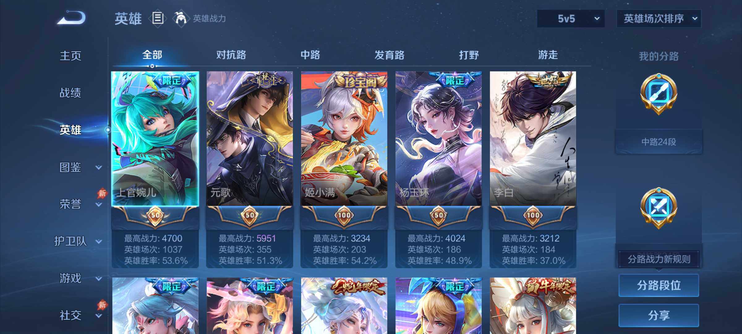 WZQM4454416王者荣耀账号详情图3