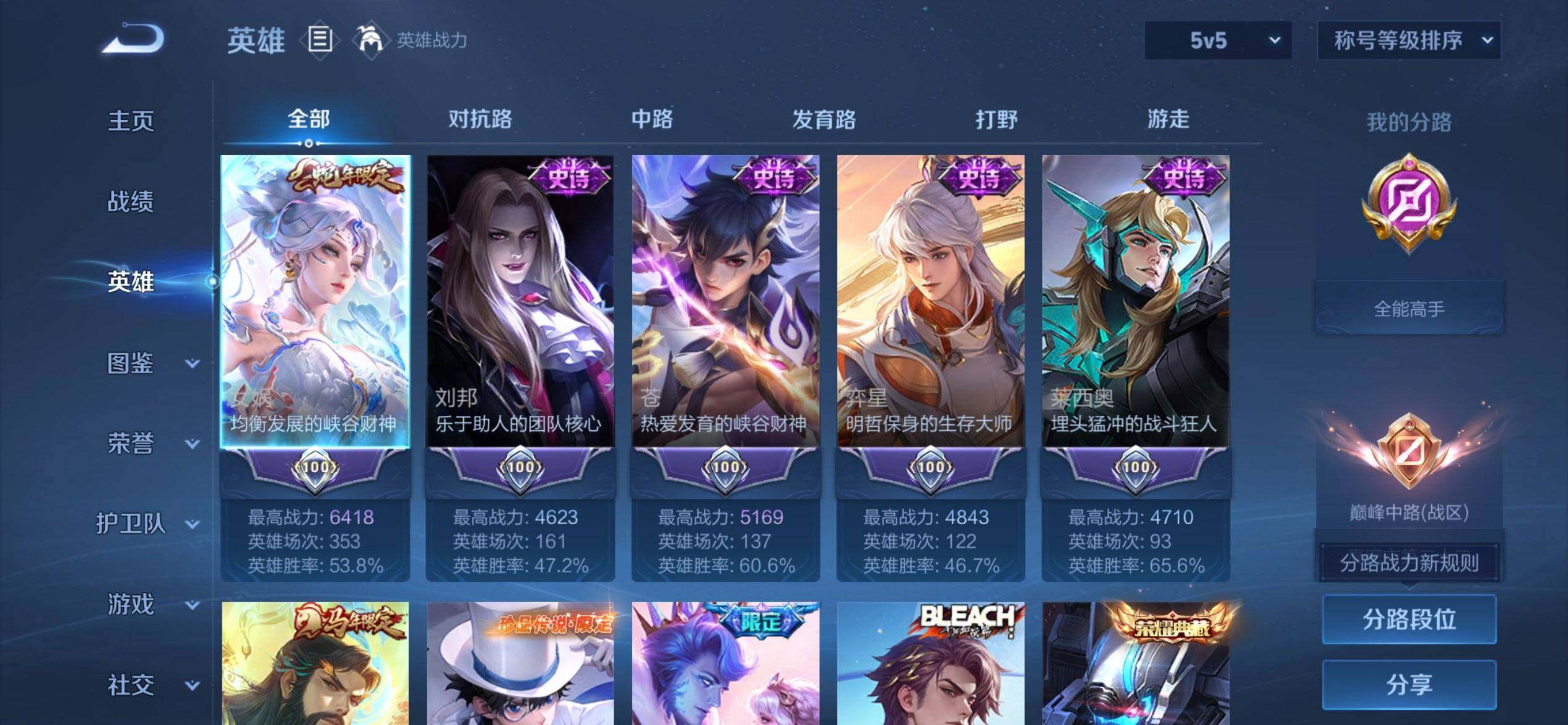 WZQM4452116王者荣耀账号详情图4